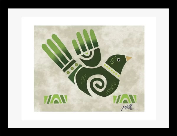 Ave ancestral verde - Impreso - Imagen 2